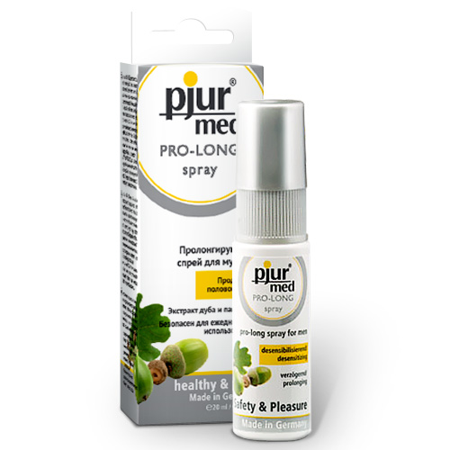 Пролонгирующий спрей с экстрактом дуба и пантенолом pjur MED Pro-long Spray - 20 мл. - Pjur - купить с доставкой в Орехово-Зуево