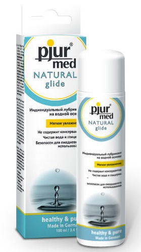Нейтральный лубрикант на водной основе pjur MED Natural glide - 100 мл. - Pjur - купить с доставкой в Орехово-Зуево