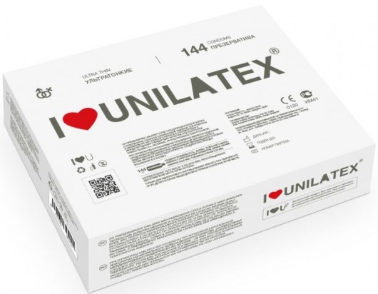 Ультратонкие презервативы Unilatex Ultra Thin - 144 шт. - Unilatex - купить с доставкой в Орехово-Зуево