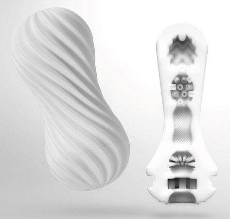 Мастурбатор FLEX Silky White с мягким рельефом - Tenga - в Орехово-Зуево купить с доставкой