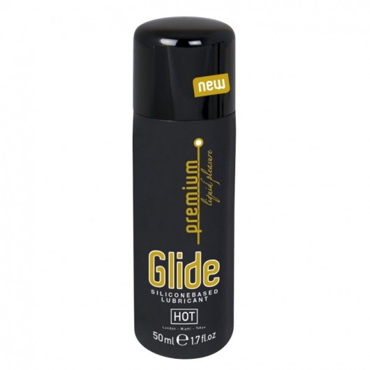 Интимный гель на силиконовой основе Premium Glide - 50 мл. - HOT - купить с доставкой в Орехово-Зуево