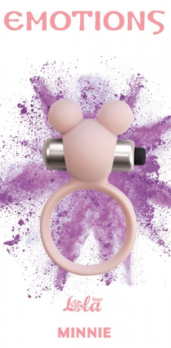 Розовое эрекционное виброколечко Emotions Minnie Light pink - Lola Games - в Орехово-Зуево купить с доставкой