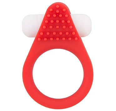 Красное эрекционное кольцо LIT-UP SILICONE STIMU RING 1 RED - Dream Toys - в Орехово-Зуево купить с доставкой