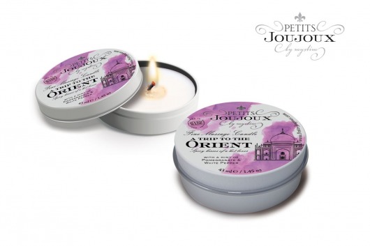 Массажная свеча Petits Joujoux Orient с ароматом граната и белого перца - 33 гр. - MyStim - купить с доставкой в Орехово-Зуево