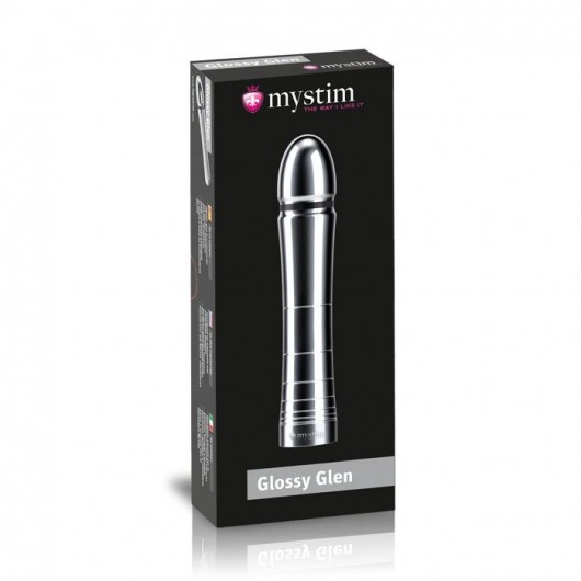 Фаллоимитатор для электростимуляции Glossy Glen Dildo - 14 см. - MyStim - купить с доставкой в Орехово-Зуево