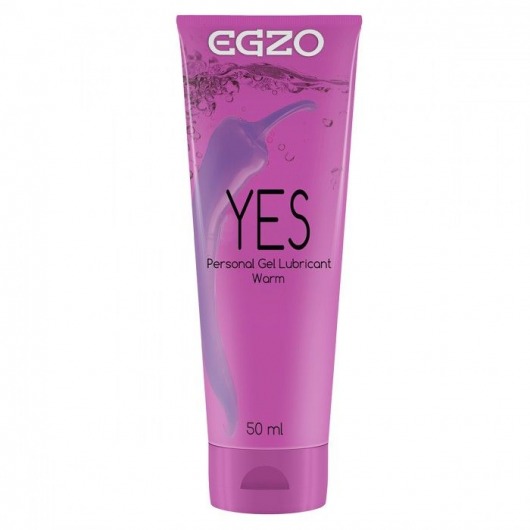 Согревающий лубрикант на водной основе Egzo Yes - 50 мл. - EGZO - купить с доставкой в Орехово-Зуево