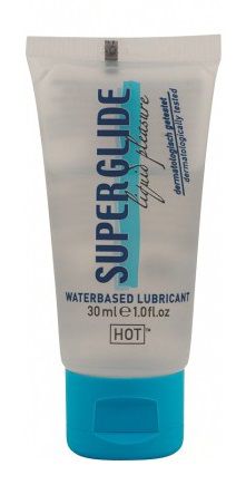 Гель-смазка на водной основе для чувствительной кожи Superglide - 30 мл. - HOT - купить с доставкой в Орехово-Зуево