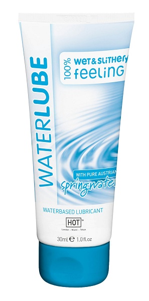 Гель-смазка на основе чистой родниковой воды WaterLube - 30 мл. - HOT - купить с доставкой в Орехово-Зуево