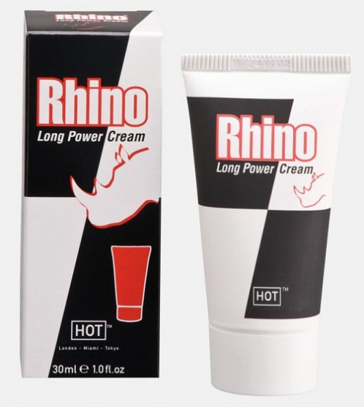 Крем-пролонгатор для мужчин Rhino - 30 мл. - HOT - купить с доставкой в Орехово-Зуево