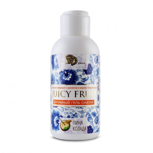 Интимный гель на водной основе JUICY FRUIT с ароматом пина колада - 100 мл. - БиоМед - купить с доставкой в Орехово-Зуево