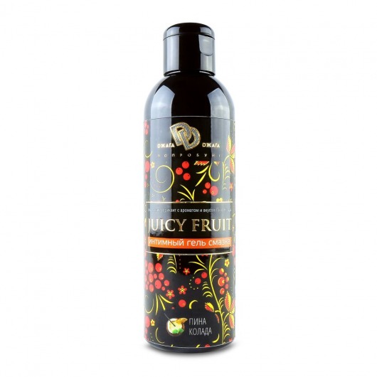 Интимный гель на водной основе JUICY FRUIT с ароматом пина колада - 200 мл. - БиоМед - купить с доставкой в Орехово-Зуево