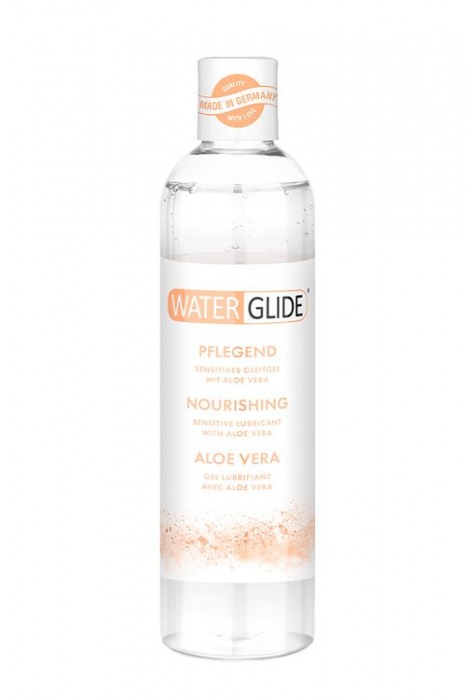 Лубрикант на водной основе с алоэ вера NOURISHING - 300 мл. - Waterglide - купить с доставкой в Орехово-Зуево
