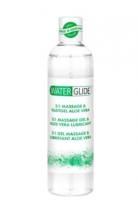 Гель-смазка 2-в-1 MASSAGE   LUBRICANT ALOE VERA - 300 мл. - Waterglide - купить с доставкой в Орехово-Зуево