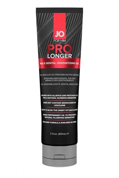 Гель-пролонгатор умеренного действия для мужчин JO Prolonger Gel – 60 мл. - System JO - купить с доставкой в Орехово-Зуево