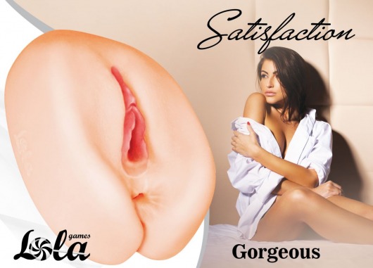 Мастурбатор с 2 тоннелями Satisfaction Gorgeous - Lola Games - в Орехово-Зуево купить с доставкой