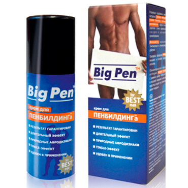 Крем Big Pen для увеличения полового члена - 50 гр. - Биоритм - в Орехово-Зуево купить с доставкой